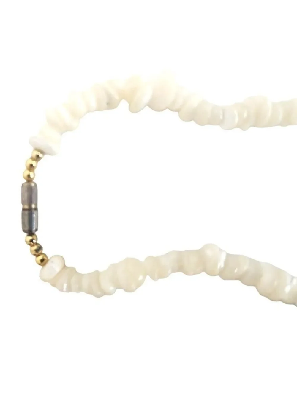 Seashell  Beach Tropical Necklace set of 3  With Black, White & Mother Of Pearl,